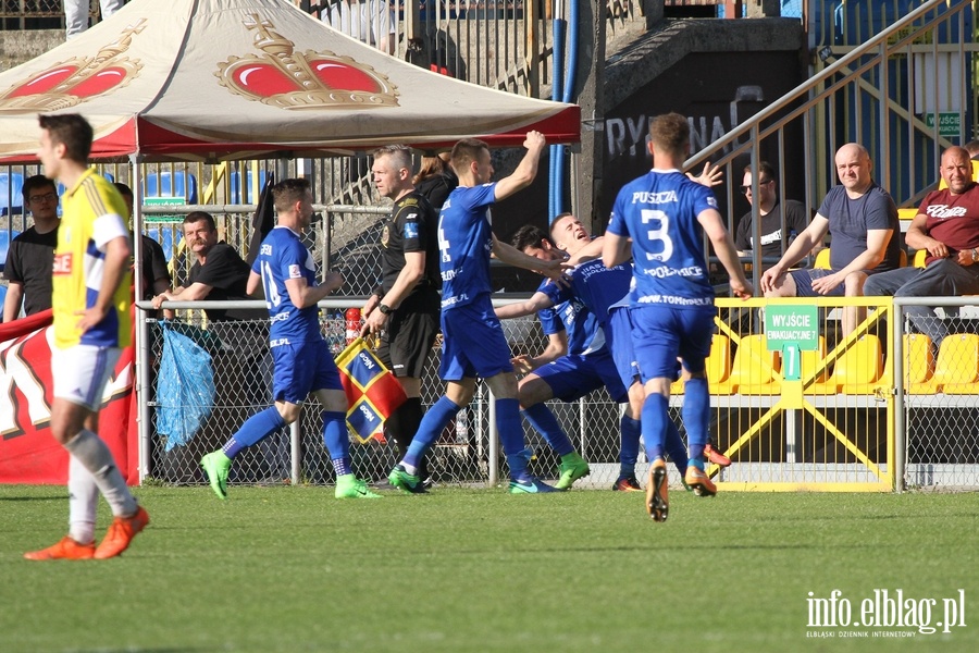 II liga: Olimpia Elblg - Puszcza Niepoomice 1:3, fot. 21