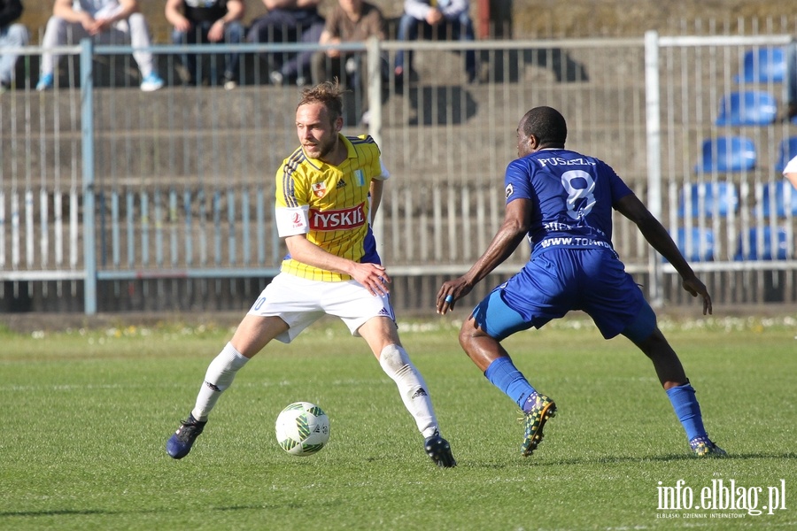 II liga: Olimpia Elblg - Puszcza Niepoomice 1:3, fot. 22