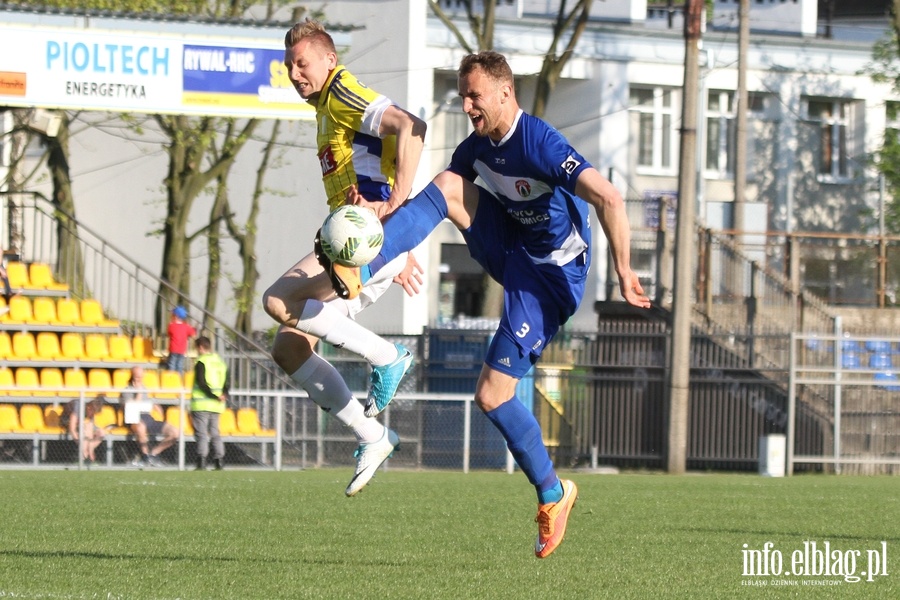 II liga: Olimpia Elblg - Puszcza Niepoomice 1:3, fot. 25