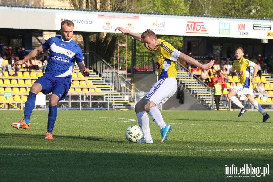 II liga: Olimpia Elblg - Puszcza Niepoomice 1:3, fot. 28