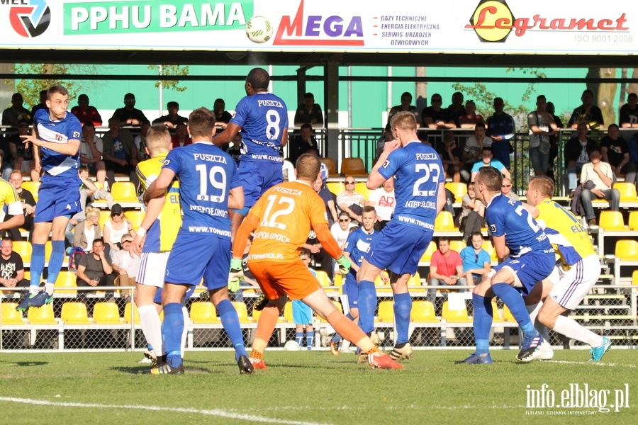 II liga: Olimpia Elblg - Puszcza Niepoomice 1:3, fot. 31
