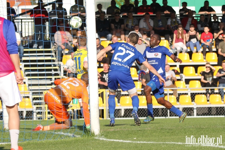 II liga: Olimpia Elblg - Puszcza Niepoomice 1:3, fot. 32