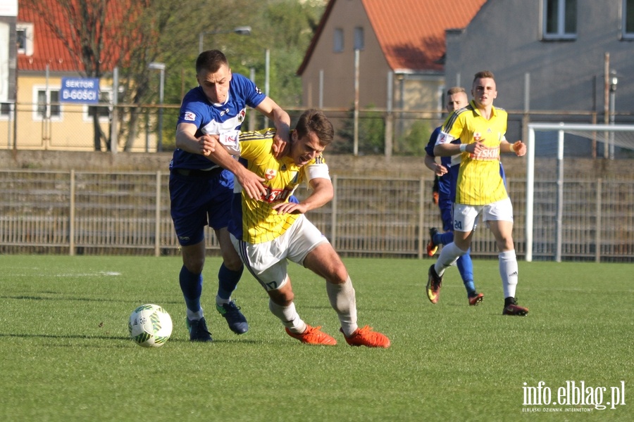 II liga: Olimpia Elblg - Puszcza Niepoomice 1:3, fot. 34