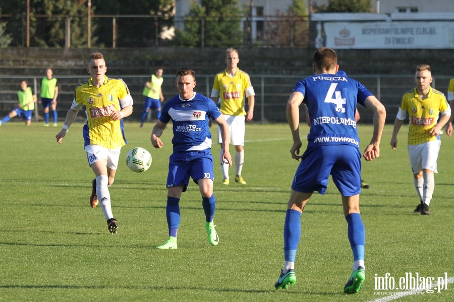 II liga: Olimpia Elblg - Puszcza Niepoomice 1:3, fot. 36