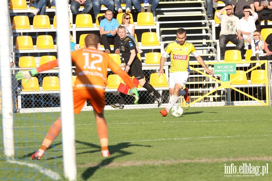 II liga: Olimpia Elblg - Puszcza Niepoomice 1:3, fot. 41