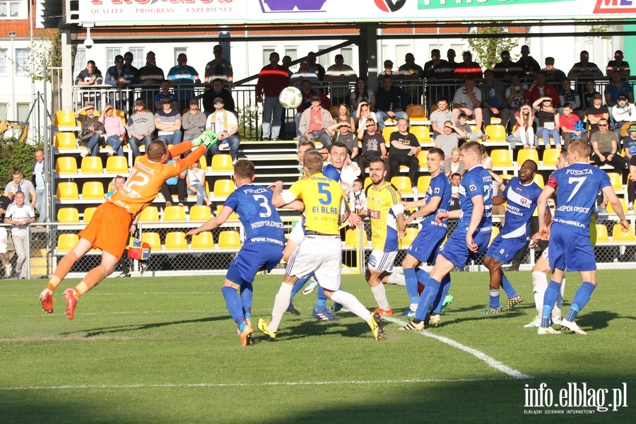 II liga: Olimpia Elblg - Puszcza Niepoomice 1:3, fot. 43