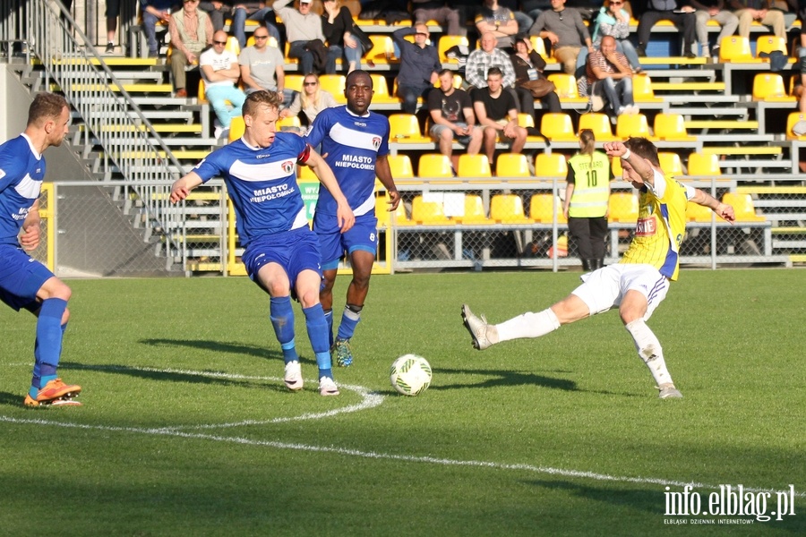 II liga: Olimpia Elblg - Puszcza Niepoomice 1:3, fot. 47