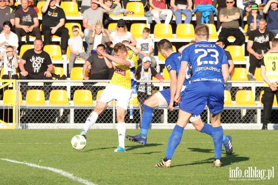 II liga: Olimpia Elblg - Puszcza Niepoomice 1:3, fot. 48