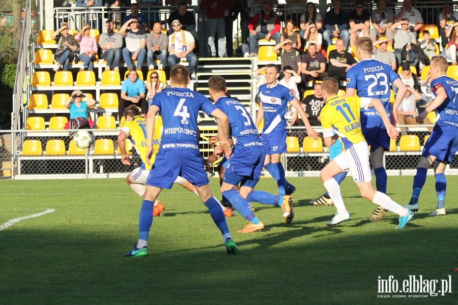 II liga: Olimpia Elblg - Puszcza Niepoomice 1:3, fot. 51