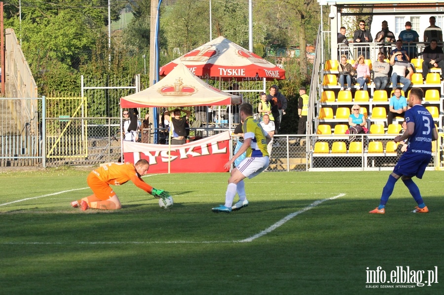 II liga: Olimpia Elblg - Puszcza Niepoomice 1:3, fot. 52