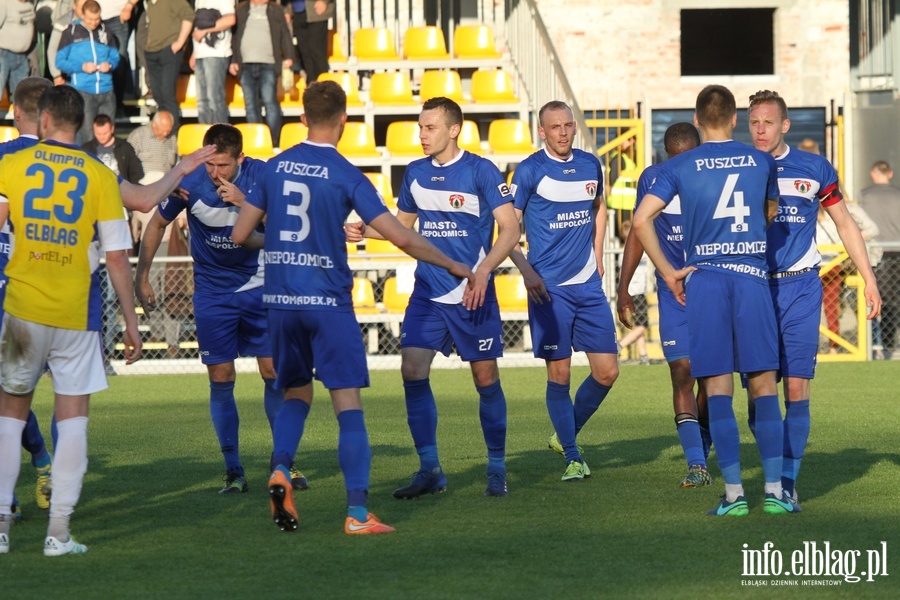 II liga: Olimpia Elblg - Puszcza Niepoomice 1:3, fot. 54