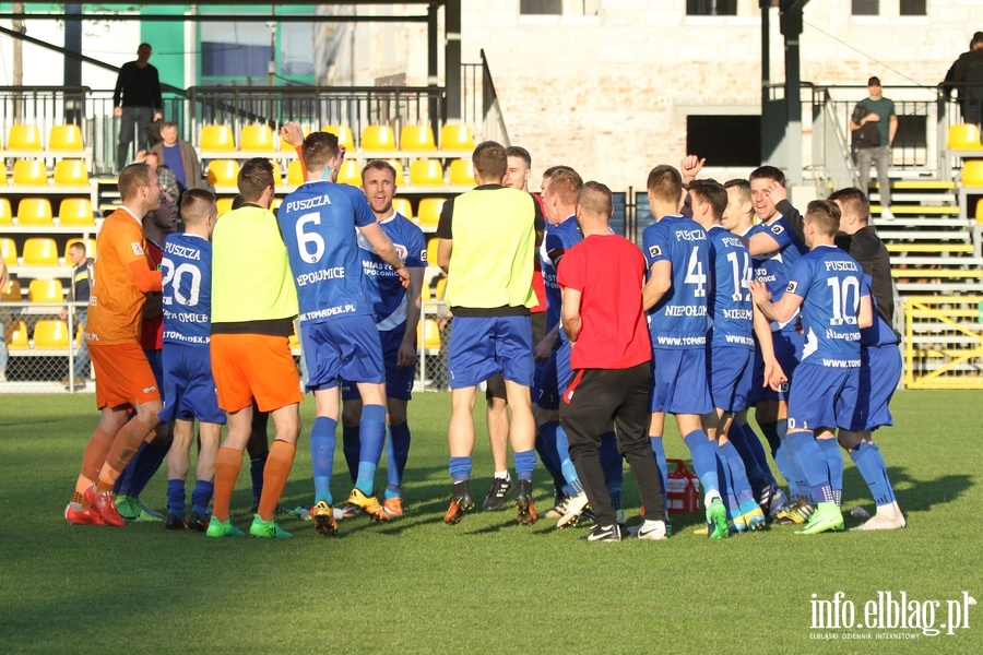 II liga: Olimpia Elblg - Puszcza Niepoomice 1:3, fot. 56