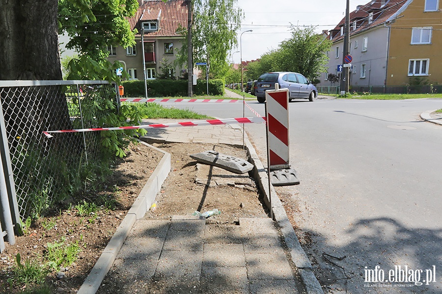 Wymiana chodnika na ul. Kociuszki i Owocowej, fot. 18