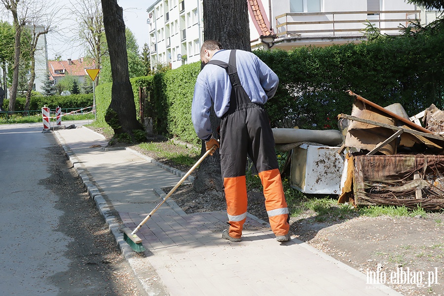 Wymiana chodnika na ul. Kociuszki i Owocowej, fot. 24