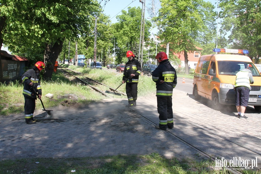 Zderzenie tramwaju z ciarwk na Grunwaldzkiej, fot. 4