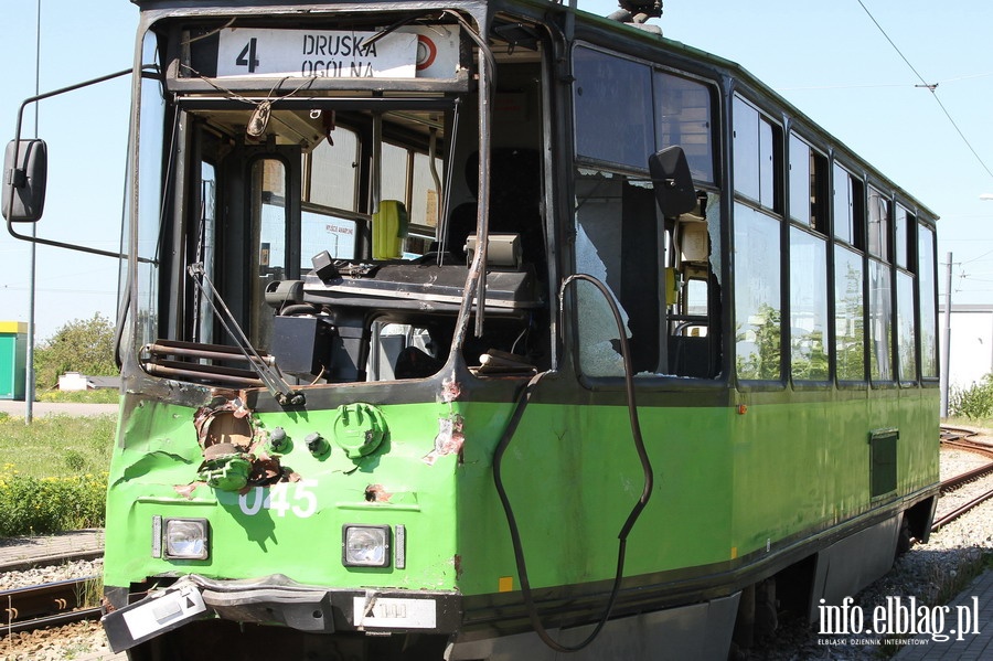 Zderzenie tramwaju z ciarwk na Grunwaldzkiej, fot. 11