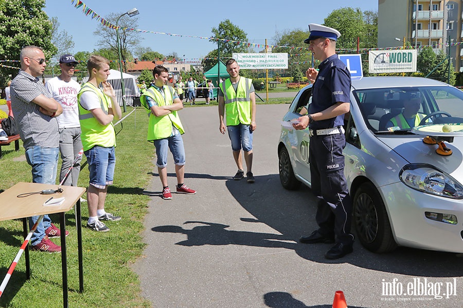 Fina wojewdzkiego turnieju motoryzacyjnego w Elblgu., fot. 10