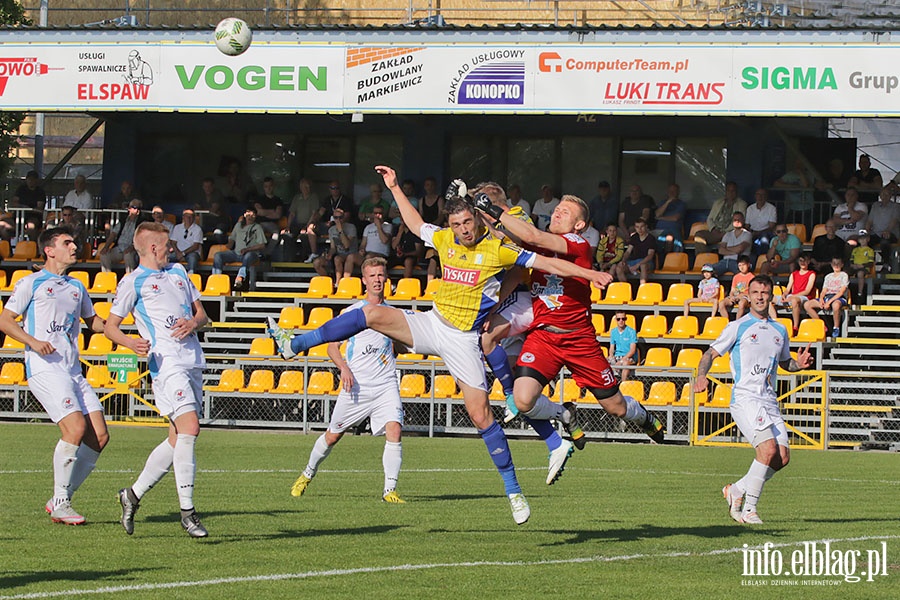 Olimpia Elblg - Bkitni Stargard , fot. 7
