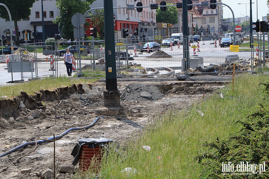 Budowa nowego torowiska tramwajowego, fot. 15