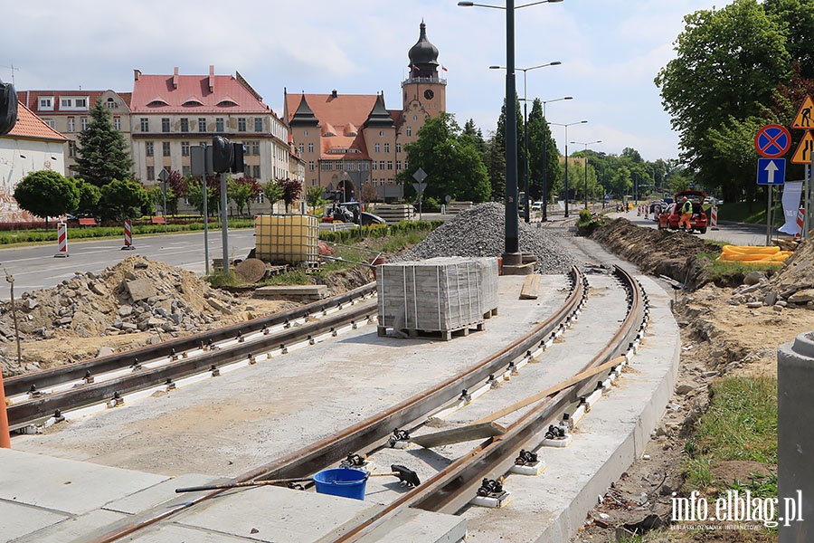 Budowa nowego torowiska tramwajowego, fot. 20