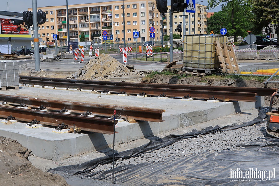 Budowa nowego torowiska tramwajowego, fot. 21