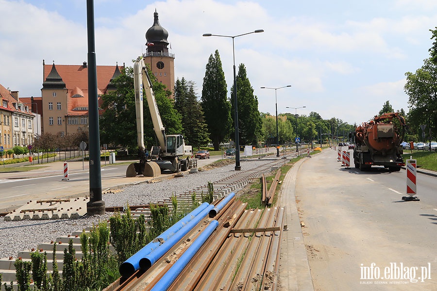 Budowa nowego torowiska tramwajowego, fot. 22