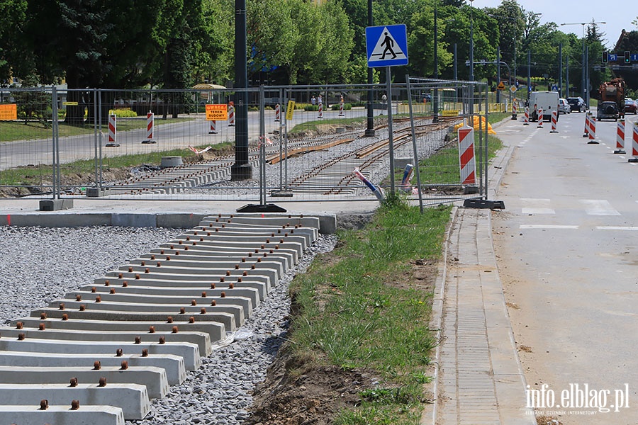 Budowa nowego torowiska tramwajowego, fot. 24