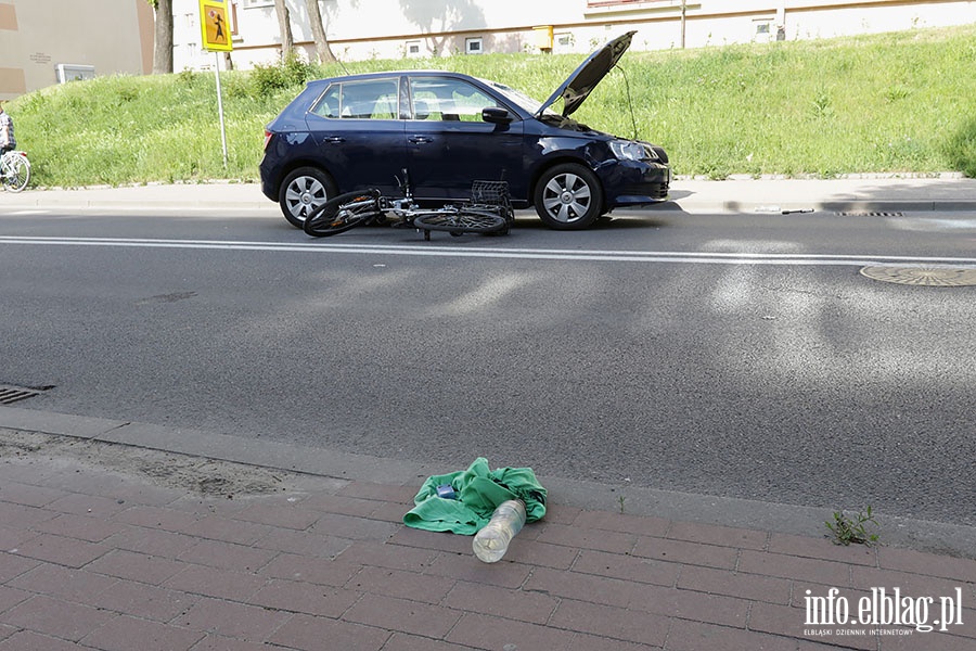 Wypadek rowerzysta Robotnicza, fot. 13