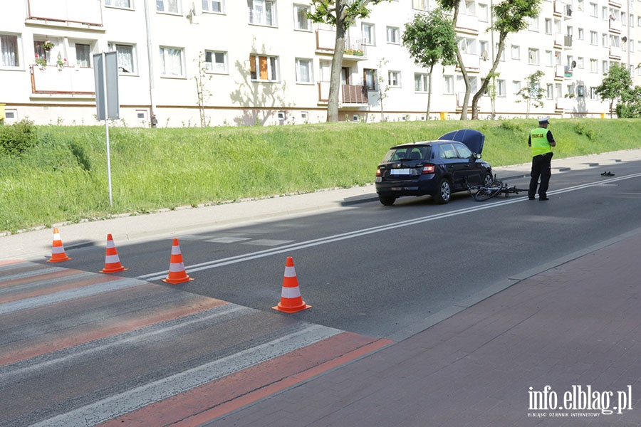 Wypadek rowerzysta Robotnicza, fot. 14