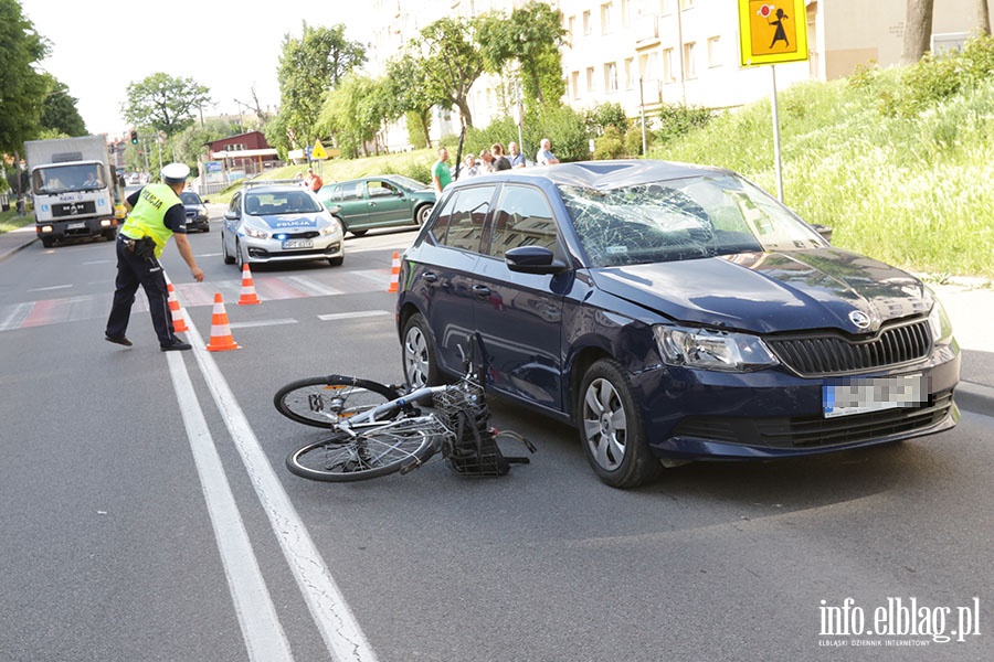 Wypadek rowerzysta Robotnicza, fot. 15