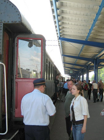 Przejazd pociągiem retro po trasie Kolei Nadzalewowej, fot. 3