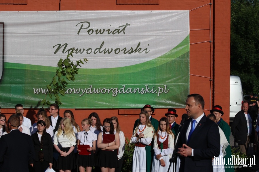  Prezydent A. Duda w Sztutowie i Nowym Dworze Gdaskim, fot. 65