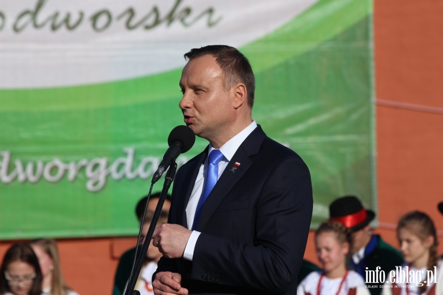  Prezydent A. Duda w Sztutowie i Nowym Dworze Gdaskim, fot. 67