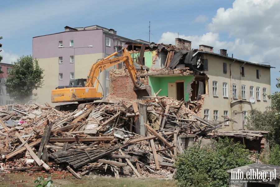 Rozbirka kamienic przy ul. Traugutta 44-45, fot. 1