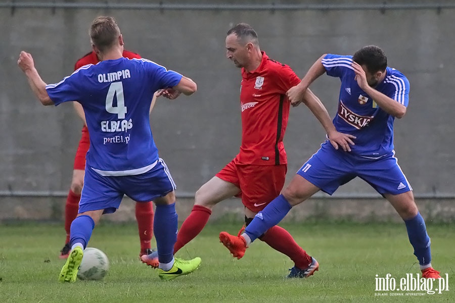 Olimpia Elblg-Wierzyca sparing, fot. 1