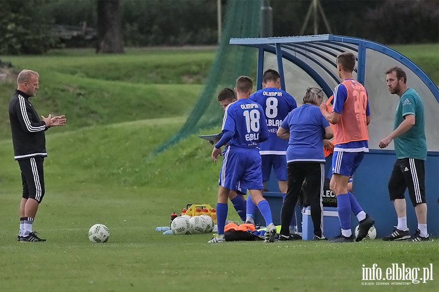 Olimpia Elblg-Wierzyca sparing, fot. 6