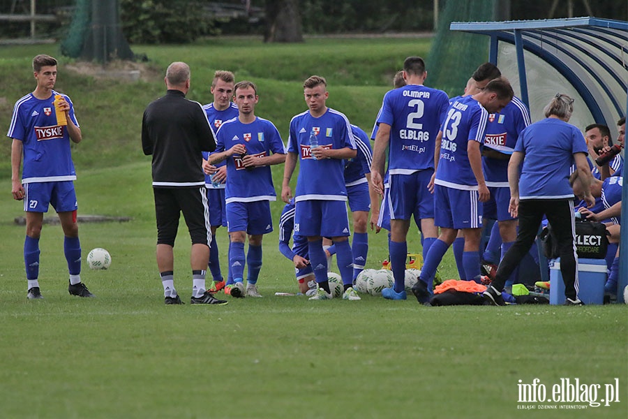 Olimpia Elblg-Wierzyca sparing, fot. 8