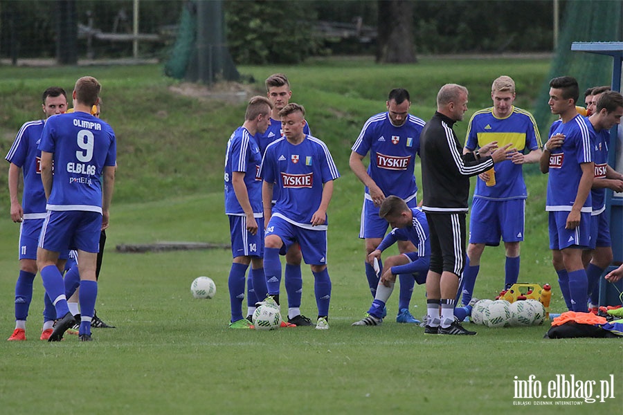 Olimpia Elblg-Wierzyca sparing, fot. 11