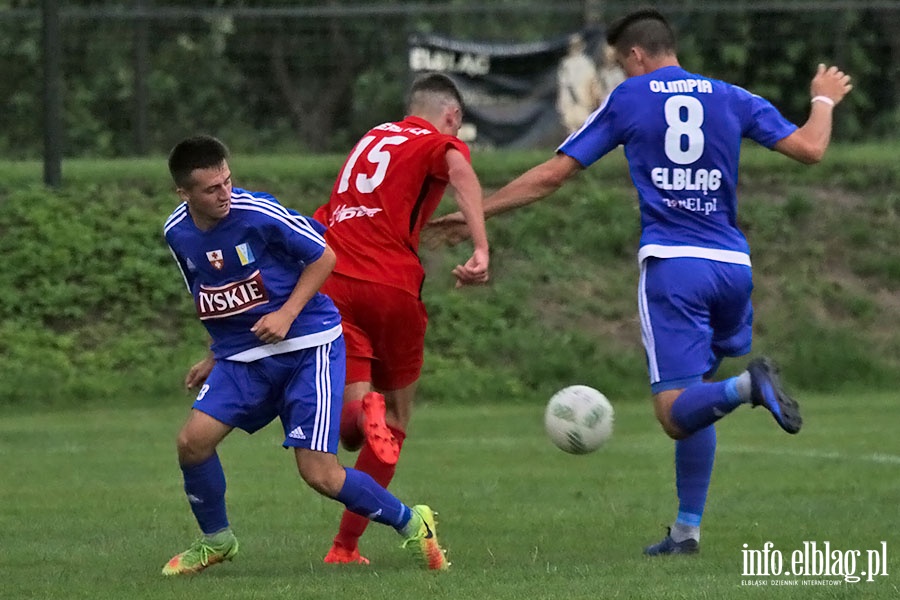 Olimpia Elblg-Wierzyca sparing, fot. 38