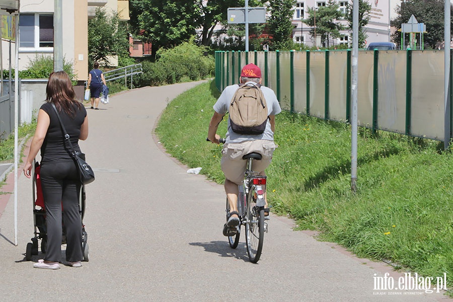 Jazda rowerem po przejciach to w Elblgu codzienno., fot. 27