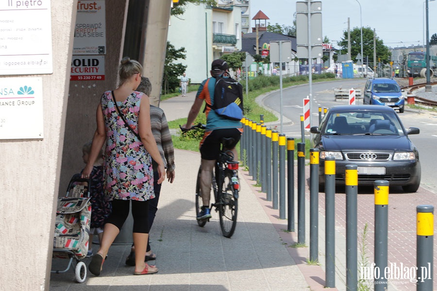 Jazda rowerem po przejciach to w Elblgu codzienno., fot. 35