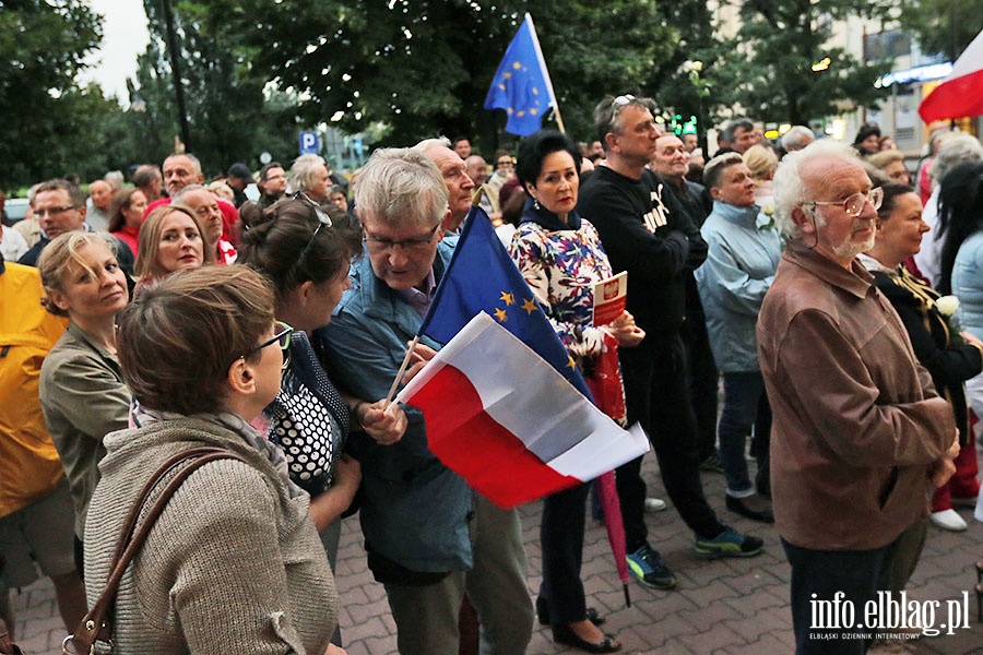 Protest elblążan przed sądem, fot. 14