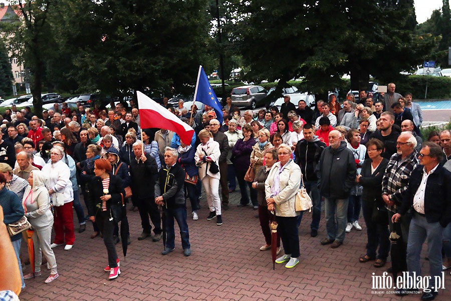 Protest elblążan przed sądem, fot. 25