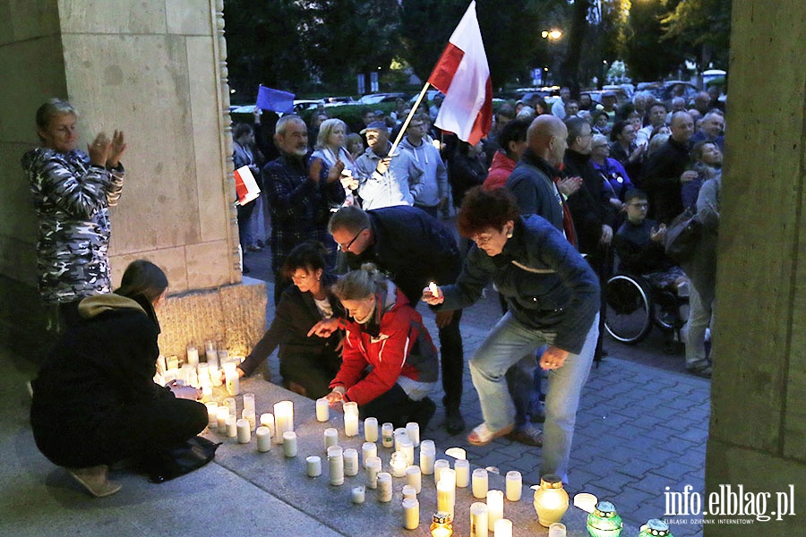Protest elblążan przed sądem, fot. 31