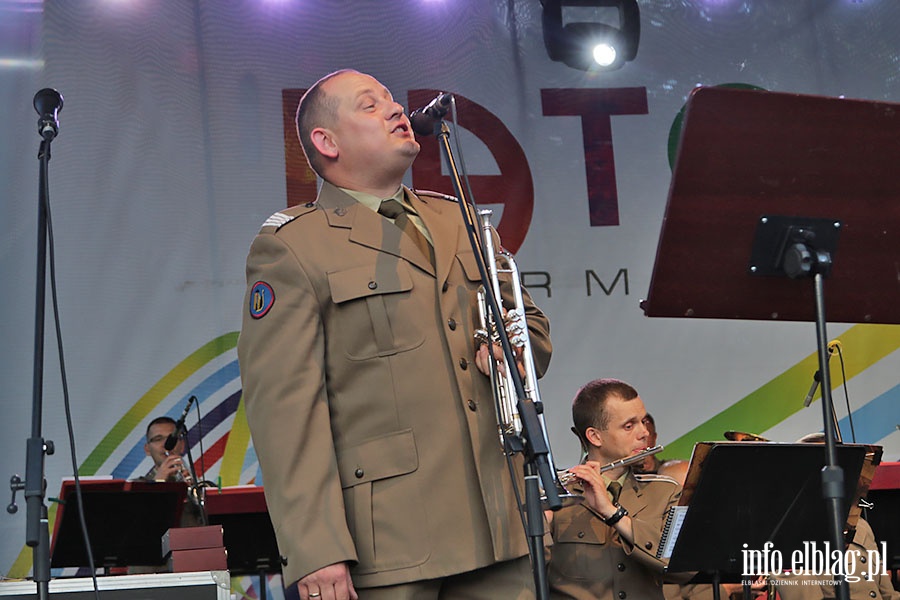 Elblska Orkiestra Wojskowa wystpia na Starwce, fot. 3
