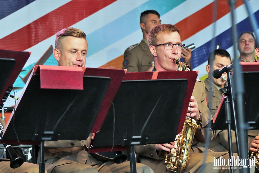 Elblska Orkiestra Wojskowa wystpia na Starwce, fot. 4