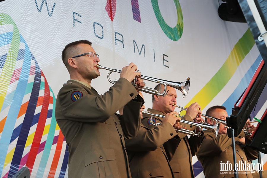 Elblska Orkiestra Wojskowa wystpia na Starwce, fot. 6