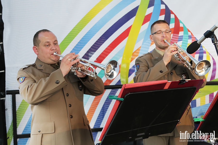 Elblska Orkiestra Wojskowa wystpia na Starwce, fot. 21