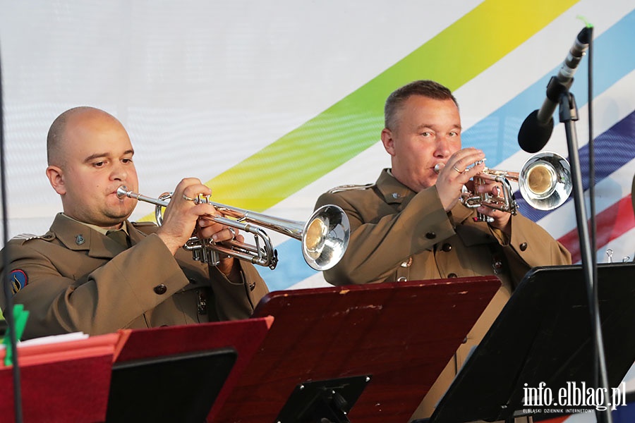 Elblska Orkiestra Wojskowa wystpia na Starwce, fot. 22