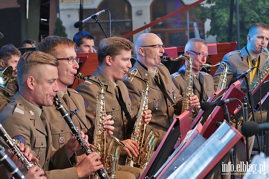 Elblska Orkiestra Wojskowa wystpia na Starwce, fot. 27
